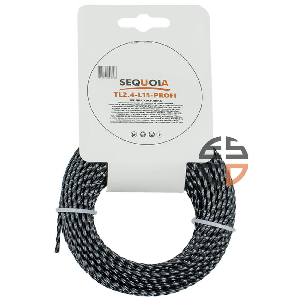 Косильна жилка SEQUOIA TL2.4-L15-Profi - Зображення 2
