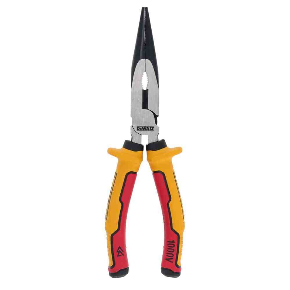 Плоскогубцы электрика LASER HARDENEDl VDE 1000V с удлиненными губками длиной 200 мм DeWALT DWHT82804-0 - Изображение 1