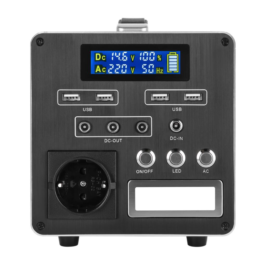 Многофункциональная портативная зарядная станция LP CHARGER MPPT 500 (500W, 512Wh) - Изображение 2