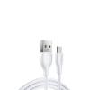 Кабель Remax Lesu Pro USB 2.0 to microUSB 2.1A 1M Белый (RC-160m-w) - Изображение 1