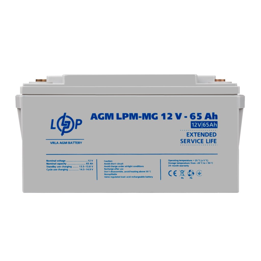 Аккумулятор мультигелевый LPM-MG 12V - 65 Ah - Изображение 1