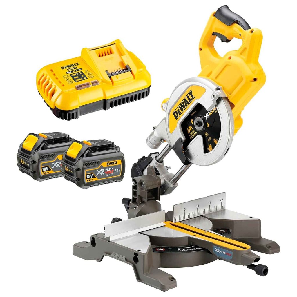 Пила торцовочная аккумуляторная DeWALT DCS777T2 DCS777T2 - Изображение 6
