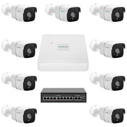 Комплект видеонаблюдения на 9 камер GV-IP-K-W78/09 5MP