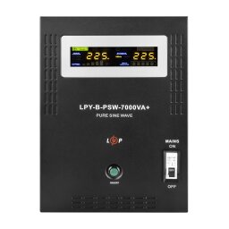 ИБП с правильной синусоидой 48V LPY-B-PSW-7000VA+(5000Вт)10A/20A