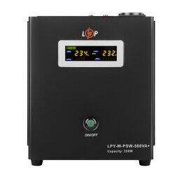 ИБП с правильной синусоидой 12V LPY-W-PSW-500VA+(350Вт)5A/10A