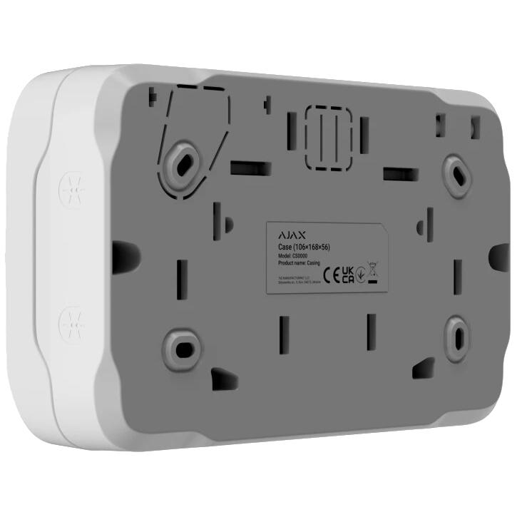 Корпус для защищенного проводного подключения устройств AJAX Case (106х168х56) white - Изображение 3