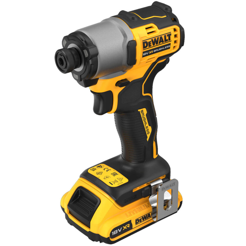 Шуруповерт ударный аккумуляторный бесщёточный DeWALT DCF840D2T DCF840D2T - Изображение 3