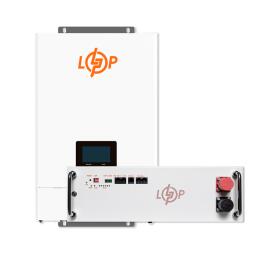 Комплект резервного питания LogicPower ИБП W6000 + литиева (LiFePO4) батарея 5120 Вт/год (37760+37541 100 Ah)