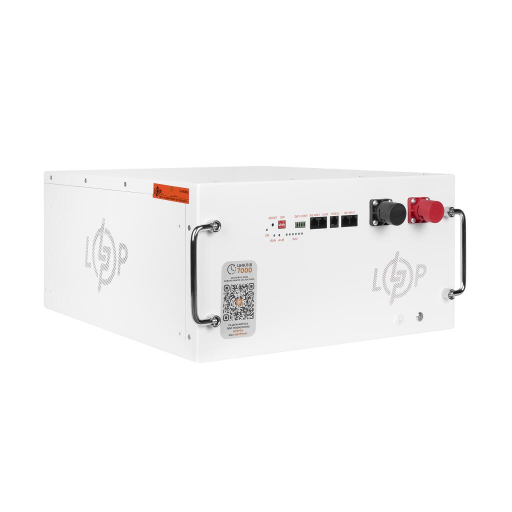 Акумулятор LP LiFePO4 51,2V - 230 Ah (11776Wh) (BMS JK 200A/100A) RM RS485/CAN WH - Зображення 4