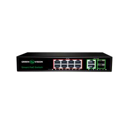 Коммутатор сетевой POE GV-021-D-8G+2PG+2SFP