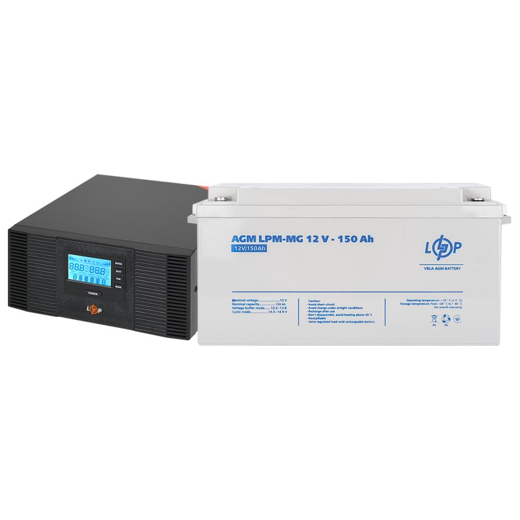 Комплект резервного живлення ДБЖ + мультигелева батарея (UPS B1500 + АКБ MG 1800W) - Зображення 2