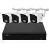 Комплект видеонаблюдения уличный на 4 цилиндрические камеры(LED подсветка) 5MP GV-K-E34/04 - Изображение 1