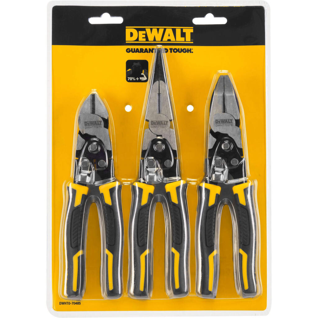 Набор из трех шарнирно-губцевых инструментов Compound Action DeWALT DWHT0-70485 DWHT0-70485 - Изображение 2
