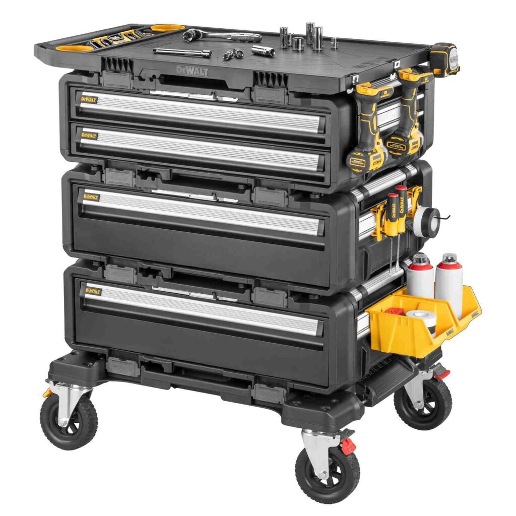 Рабочая станция 5 в 1 (комплект ящиков на тележке) TOUGHSYSTEM 2.0 DXL DeWALT DWST60510-1 - Изображение 4