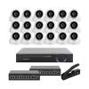 Комплект видеонаблюдения на 18 камер GV-IP-K-W85/18 5MP - Изображение 1