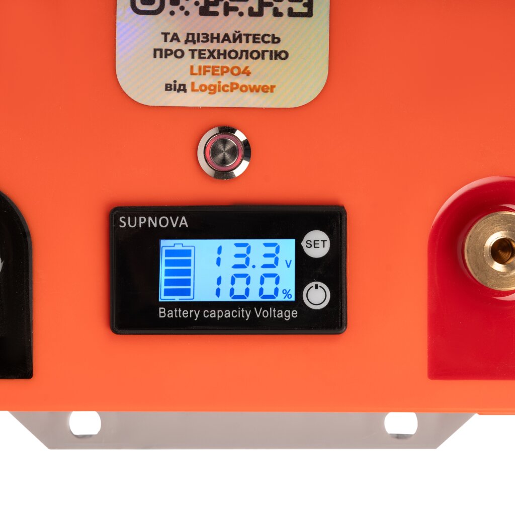 Акумулятор LP LiFePO4 25,6V - 160 Ah (4096Wh) (BMS 200A/100А) пластик LCD Smart BT - Изображение 8