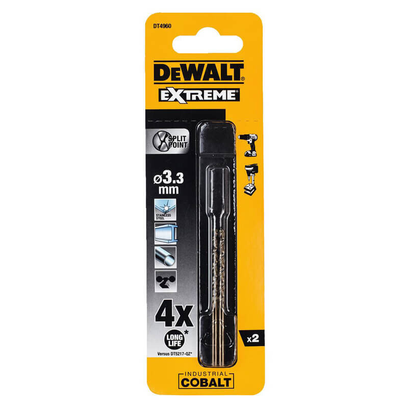 Сверло по металлу EXTREME INDUSTRIAL COBALT DeWALT DT4960 DT4960 - Изображение 1