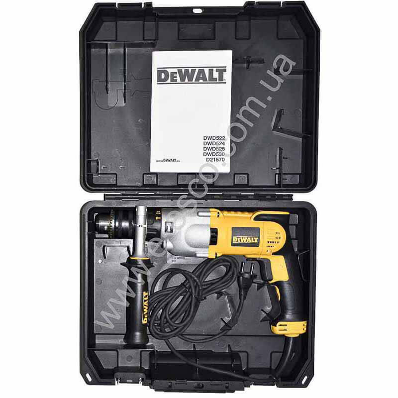 Дрель сетевая ударная DeWALT D21570K - Изображение 2