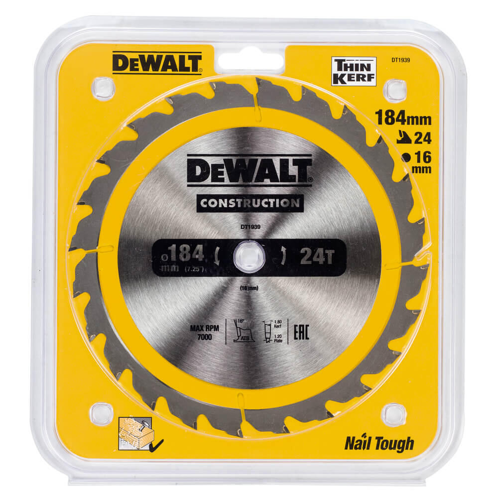 Диск пильний DeWALT DT1939 - Зображення 2