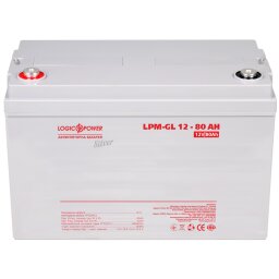 Аккумулятор гелевый LP-GL 12V - 80 Ah Silver