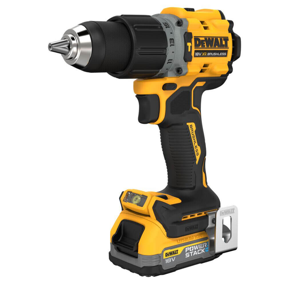 Дрель-шуруповёрт аккумуляторная бесщёточная ударная DeWALT DCD805E1T - Изображение 2