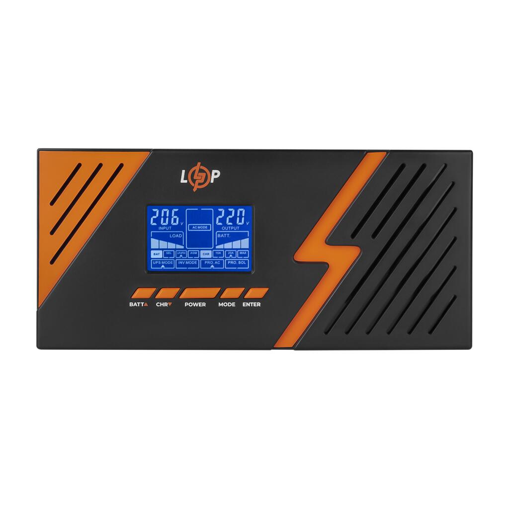 Комплект резервного живлення LogicPower B1500 Black + літієва (LiFePO4) батарея 2560Wh - Зображення 4