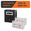 Комплект резервного живлення ДБЖ + гелева батарея (UPS W1500 + АКБ GL 2880W) - Изображение 2