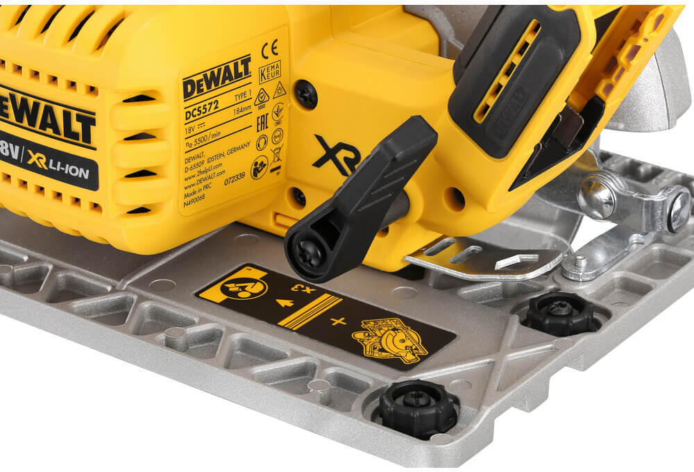 Пила дисковая аккумуляторная бесщёточная DeWALT DCS572N DCS572N - Изображение 7