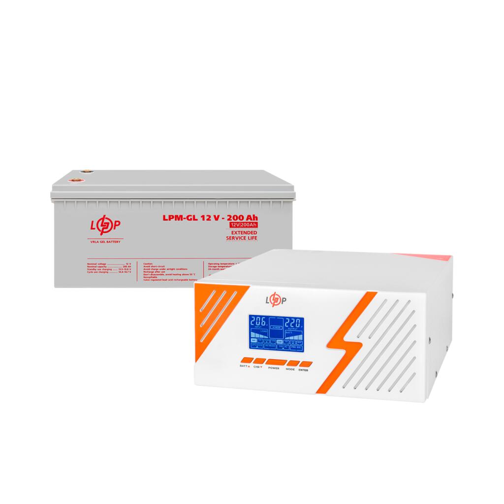 Комплект резервного питания ИБП + гелевая батарея (UPS B1500 + АКБ GL 2400Wh) - Изображение 3