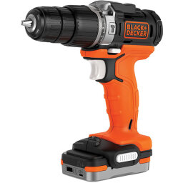 Дрель-шуруповерт аккумуляторная бесщёточная ударная BLACK+DECKER BDCHD12S1