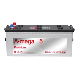 Акумулятор авто Мегатекс A-mega Premium (M5) 6СТ-190-А3 (лев) ТХП 1200