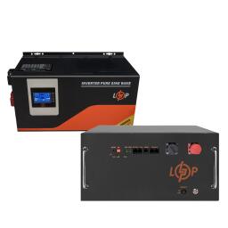 Комплект резервного питания LogicPower ИБП 2000W + литиевая (LiFePO4) батарея 7168Wh