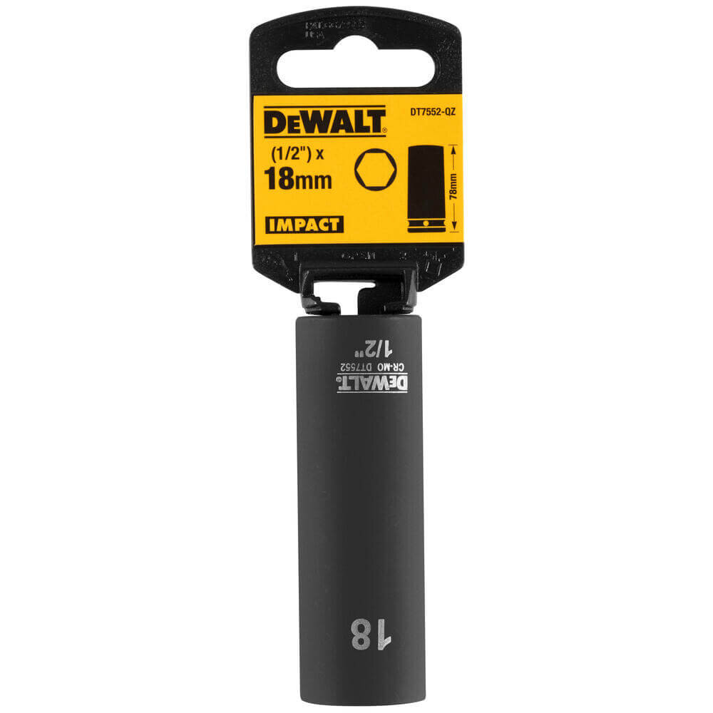 Головка торцевая ударная длинная IMPACT DeWALT DT7552 - Изображение 2