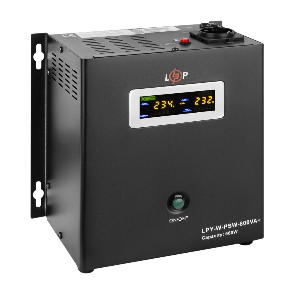 ИБП с правильной синусоидой 12V LPY-W-PSW-800VA+(560Вт)5A/15A - Изображение 3