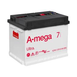 Аккумулятор авто Мегатекс A-mega Ultra 6СТ-62-А3 (лев) ТХП 610