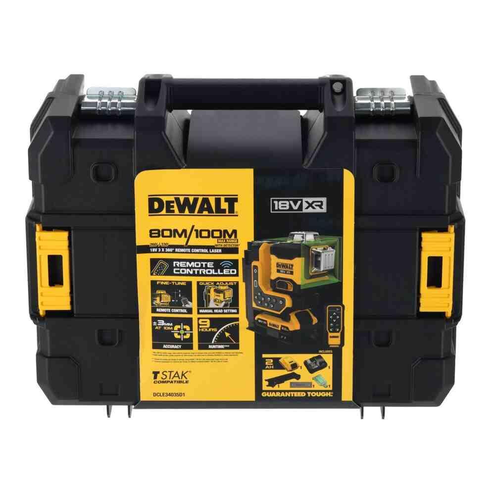 Уровень лазерный линейный DeWALT DCLE34035B - Изображение 6