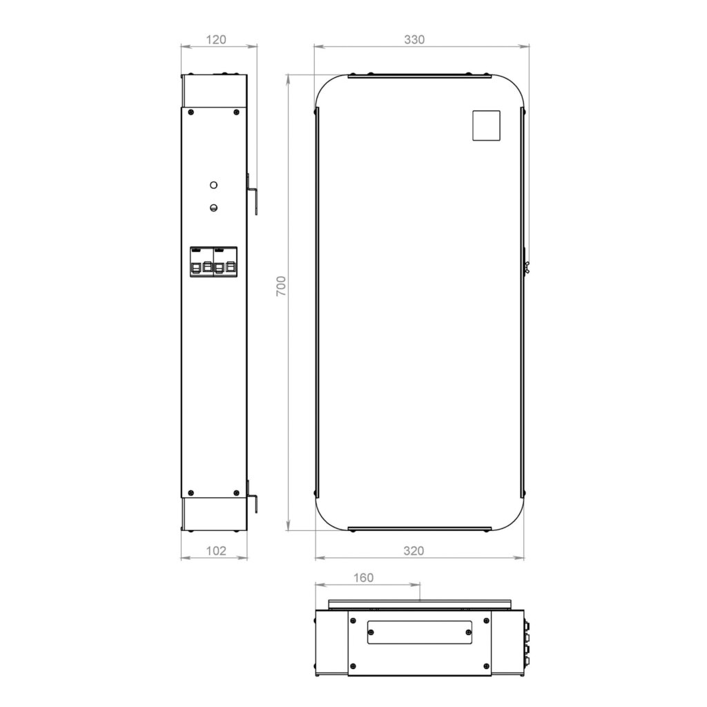 Стабилизатор напряжения Volter Smart- 33 (3*11) (морозоустойчивый) - Изображение 3