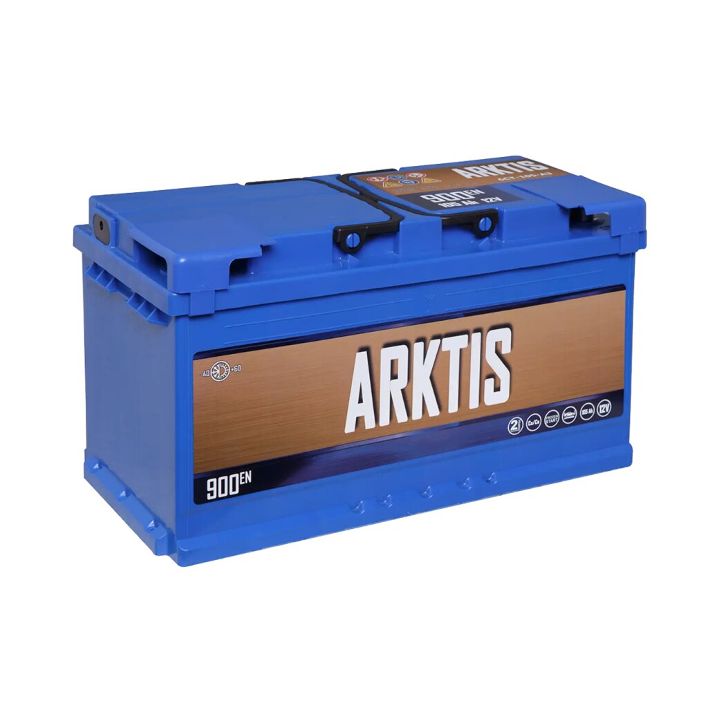 Аккумулятор авто Мегатекс «ARKTIS» 6СТ-105-АЗ(прав) ТХП 900 - Изображение 1