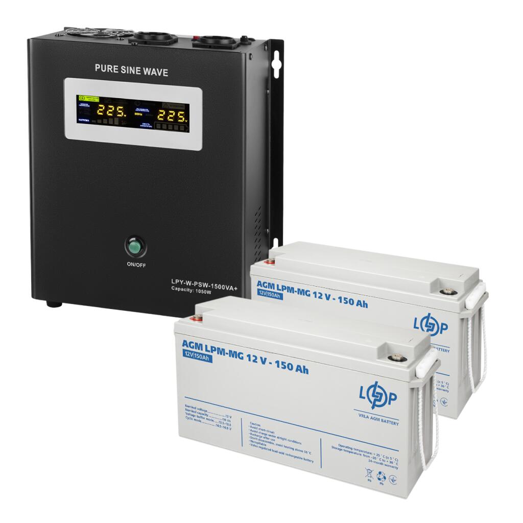 Комплект резервного питания ИБП + мультигелевая батарея (UPS W1500 + АКБ MG 3600Wh) - Изображение 2