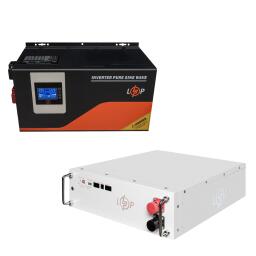 Комплект резервного питания LogicPower ИБП 3000W + литиевая (LiFePO4) батарея 5120 Wh