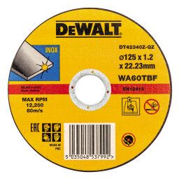 Круг відрізний DeWALT DT42340Z