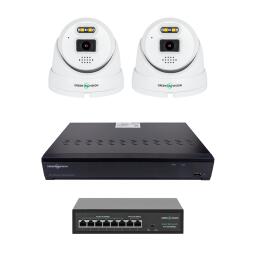 Комплект видеонаблюдения на 2 камеры GV-IP-K-W101/2 5MP (Ultra AI)
