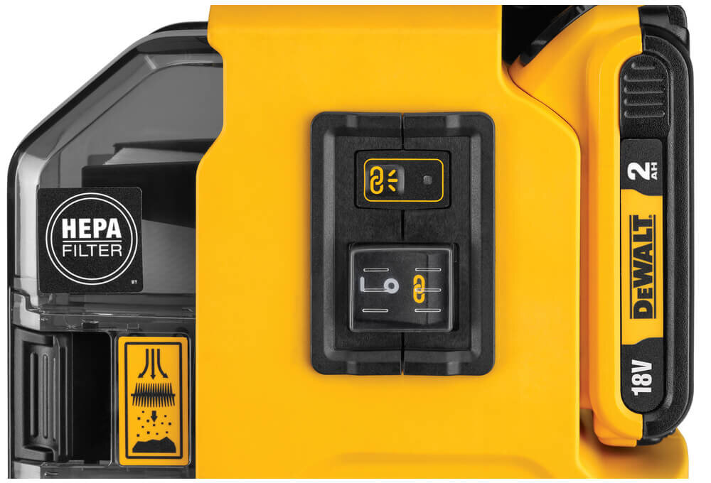 Пылесос аккумуляторный бесщеточный DeWALT DWH161D1 DWH161D1 - Изображение 5