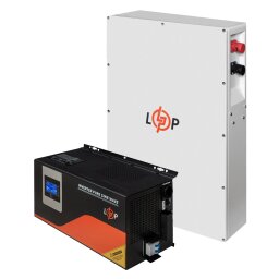 Комплект резервного живлення LogicPower ДБЖ 3000W + літієва (LiFePO4) батарея 5120Wh