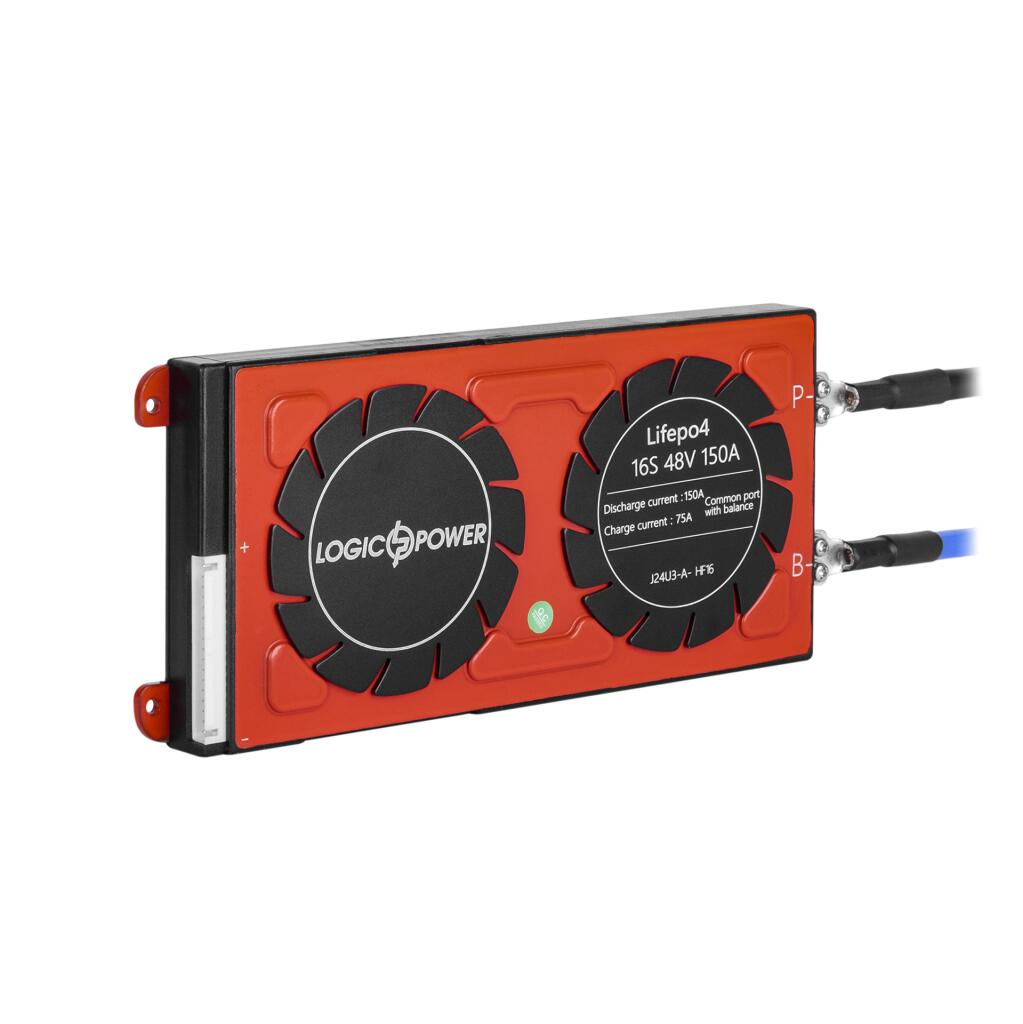 BMS плата LP LiFePO4 48V 16S Dis 150A Ch 75A - Зображення 3