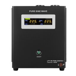 ИБП с правильной синусоидой 24V LPY-W-PSW-2500VA+(1800Вт)17A/31A для LiFePO4