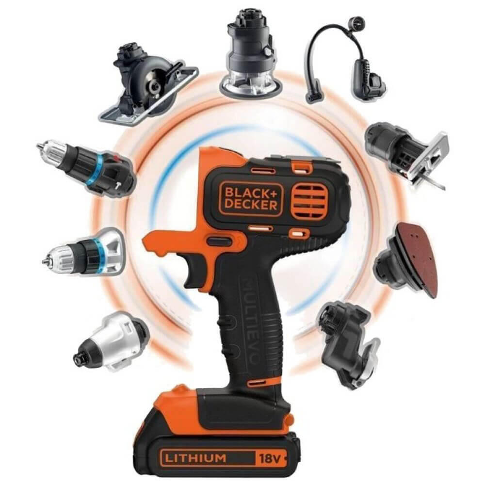 Аккумуляторный многофункциональный инструмент BLACK+DECKER MT218K MT218K - Изображение 5