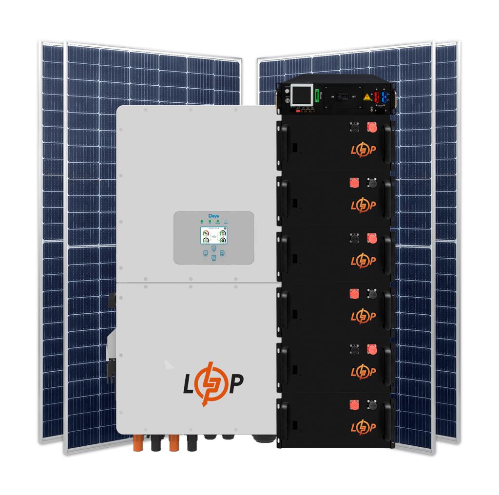 Гибридная станция 30 квт (3ф.) с LiFePO4 на 30 кВт (двусторонние панели) - Изображение 2