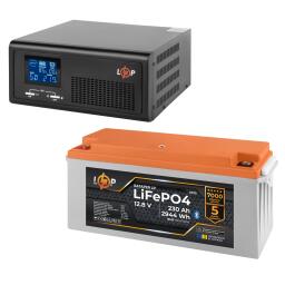 Комплект резервного питания LogicPower ИБП 600W + литиевая (LiFePO4) батарея 2944Wh