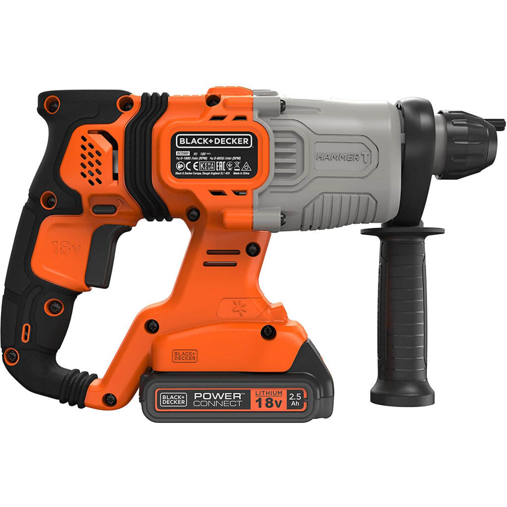 Перфоратор аккумуляторный BLACK+DECKER BCD900E2K BCD900E2K - Изображение 4